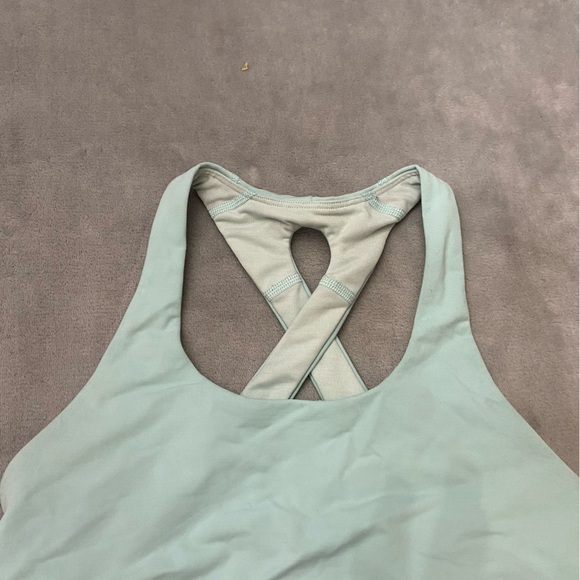 Lululemon Time To Sweat Sports Bra Aquamarine 3188 - Picture 5 of 9